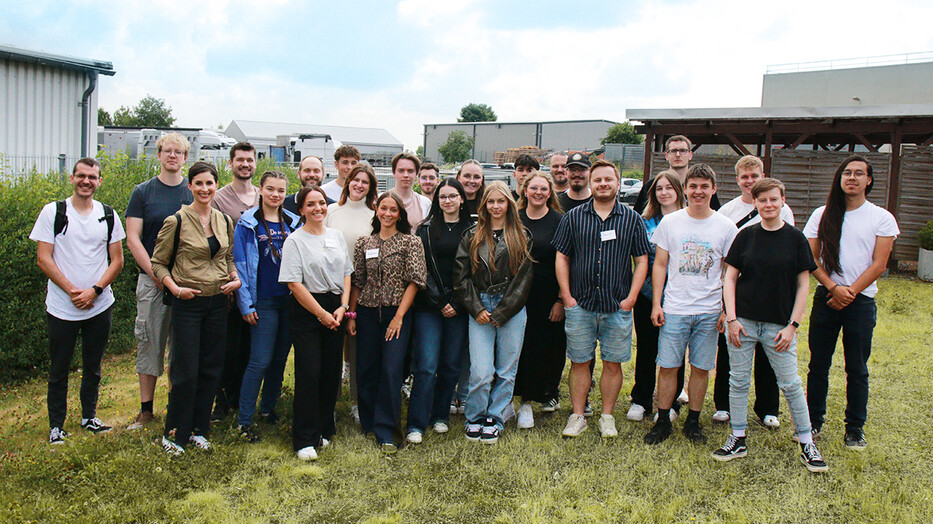 Gruppenfoto vom Azubi Ausflug nach Dresden